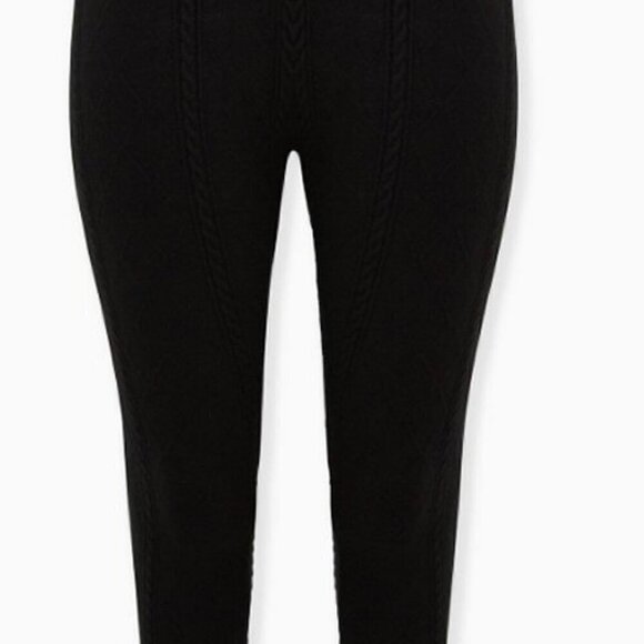Torrid Full Length Signature Waist Cable Knit Legging - Size 00/1x - Picture 1 of 9